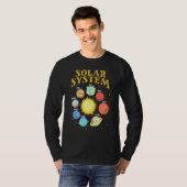 Sonnensystem mit Planets Science Space Planet 1 T-Shirt (Vorne ganz)