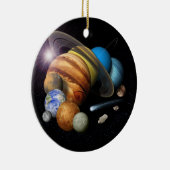 Sonnensystem-Montage Keramik Ornament (Rechts)