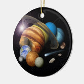 Sonnensystem-Montage Keramik Ornament (Links)
