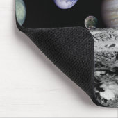 Sonnensystem-Montage Mousepad (Ecke)