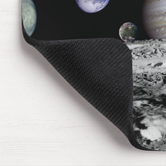 Sonnensystem-Montage Mousepad (Ecke)
