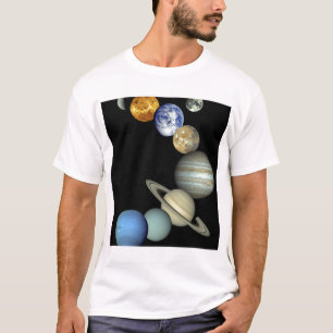 Sonnensystem-Montage T-Shirt