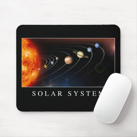 Sonnensystem Mousepad (Mit Mouse)