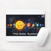 Sonnensystem Mousepad (Mit Mouse)