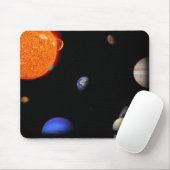 Sonnensystem Mousepad (Mit Mouse)
