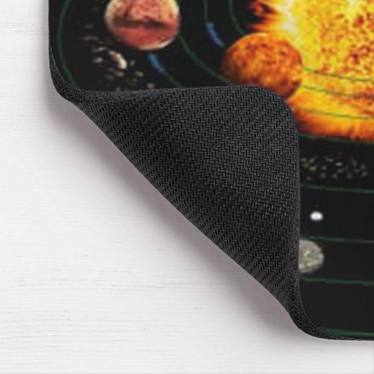 Sonnensystem Mousepad (Ecke)