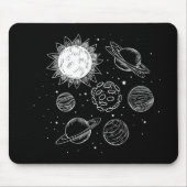 Sonnensystem Mousepad (Vorne)