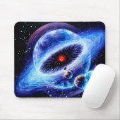 Sonnensystem Mousepad (Mit Mouse)