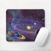 Sonnensystem Mousepad (Mit Mouse)
