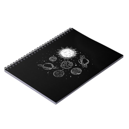 Sonnensystem Notizblock (Linke Seite)