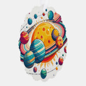 Sonnensystem Ornament Karte (Rechts)