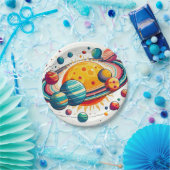 Sonnensystem Pappteller (Party)