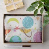 Sonnensystem Planet Weltraummuster Seidenpapier (Geschenk)