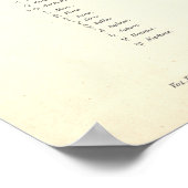 Sonnensystem Planeten Astronomie Karte Poster (Ecke)