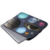 Sonnensystem Planeten Elektronik-Beutel Laptopschutzhülle (Vorne Knopf)
