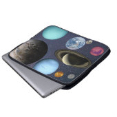 Sonnensystem Planeten Elektronik-Beutel Laptopschutzhülle (Vorne Knopf)