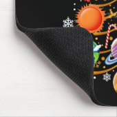 Sonnensystem Planeten Weihnachtsbaum Astronomie Xm Mousepad (Ecke)