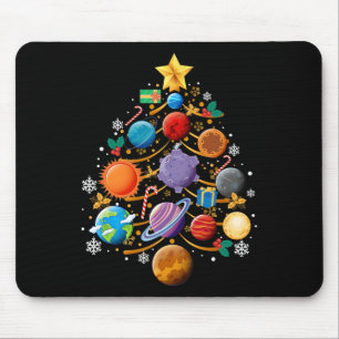 Sonnensystem Planeten Weihnachtsbaum Astronomie Xm Mousepad