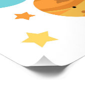 Sonnensystem Planets Space Educational Homeschool Poster (Ecke)