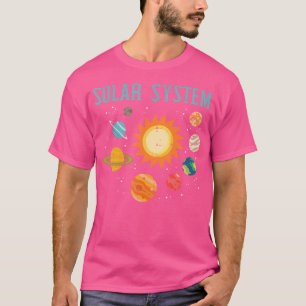 Sonnensystem Planets Sun Astronomie Raum Männer Fr T-Shirt