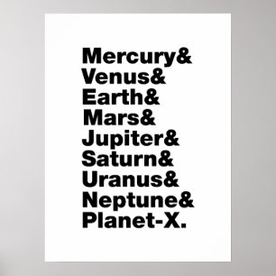 Sonnensystem Poster