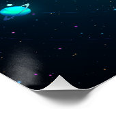 Sonnensystem Poster (Ecke)