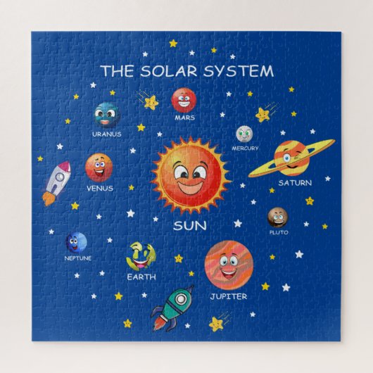 Sonnensystem Puzzle (Vertikal)