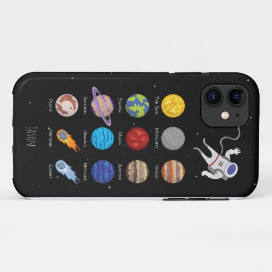 Sonnensystem, Raumplanen in äußerster Randlage und Case-Mate iPhone Hülle (Rückseite (Horizontal))