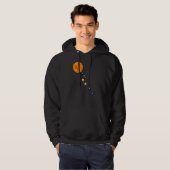 Sonnensystem Realistische Weltraumplaneten Bildung Hoodie (Vorne ganz)