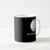 Sonnensystem Saturn Moon Enceladus Raumastronomie Kaffeetasse (VorderseiteRechts)