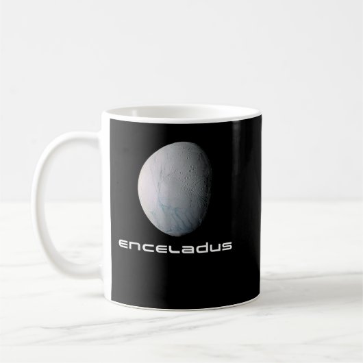 Sonnensystem Saturn Moon Enceladus Raumastronomie Kaffeetasse (Links)