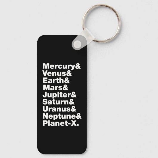 Sonnensystem Schlüsselanhänger (Rückseite)