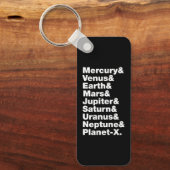 Sonnensystem Schlüsselanhänger (Vorderseite)