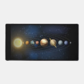 Sonnensystem Schreibtischunterlage (Vorderseite)