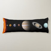 Sonnensystem Seitenschläferkissen (Vorderseite)