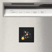 Sonnensystem Sonne Planeten Umlaufbahn Weltraum Ga Magnet (In Situ (Geschirrspüler))