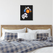 Sonnensystem Sonnensysteme Astronauten Milchstraße Leinwanddruck (Insitu (Schlafzimmer))