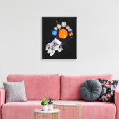Sonnensystem Sonnensysteme Astronauten Milchstraße Leinwanddruck (Insitu (Wohnzimmer))