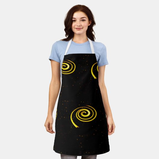 Sonnensystem Starry Sky Schürze (Getragen)