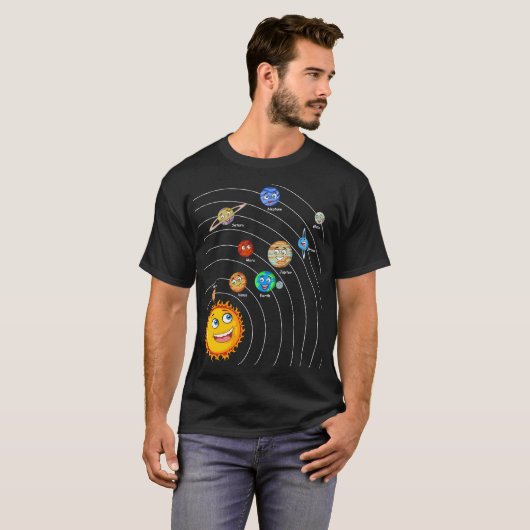 Sonnensystem T-Shirt (Vorne ganz)