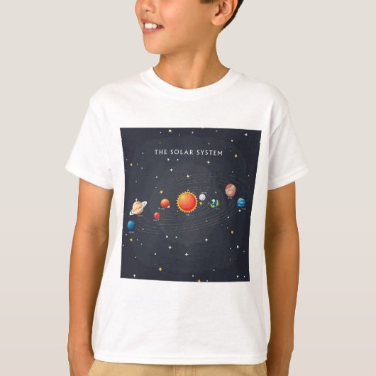Sonnensystem T-Shirt (Vorderseite)