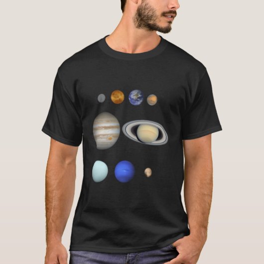 Sonnensystem T-Shirt (Vorderseite)