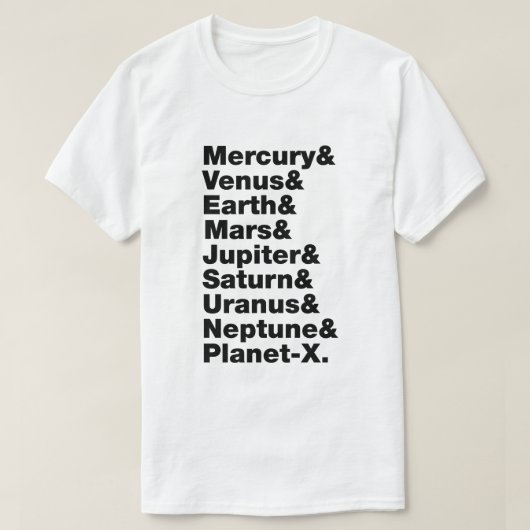 Sonnensystem T-Shirt (Design vorne)