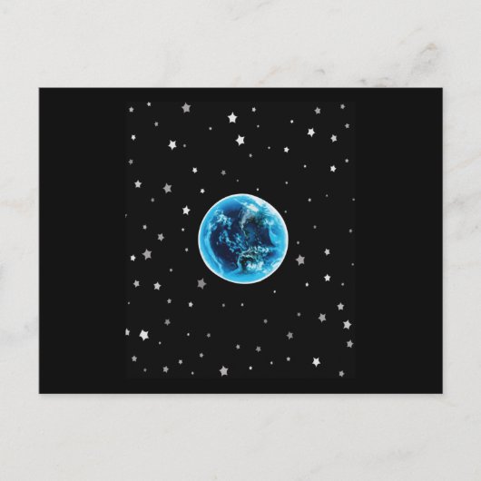 Sonnensystem Universe Planet Erde Postkarte (Vorderseite)