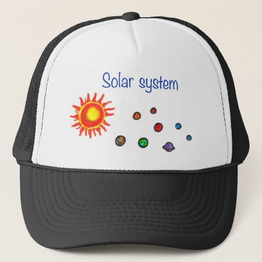 Sonnensystem Universe Planets Cosmos Sun Truckerkappe (Vorderseite)
