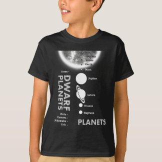 Sonnensystem - Zwergplaneten - Geschenk für Shirt