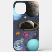 Sonnensysteme Case-Mate iPhone Hülle (Rückseite)