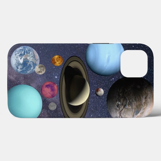 Sonnensysteme Case-Mate iPhone Hülle (Rückseite (Horizontal))