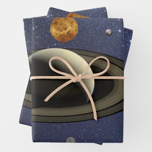 Sonnensysteme Geschenkpapier Set (Beispiel)