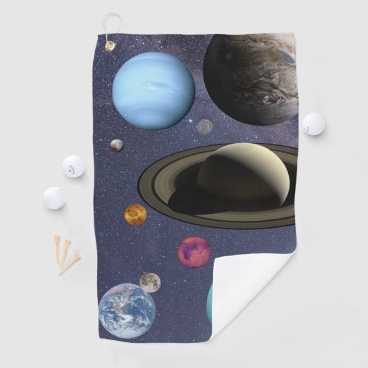 Sonnensysteme Golfhandtuch (Insitu)